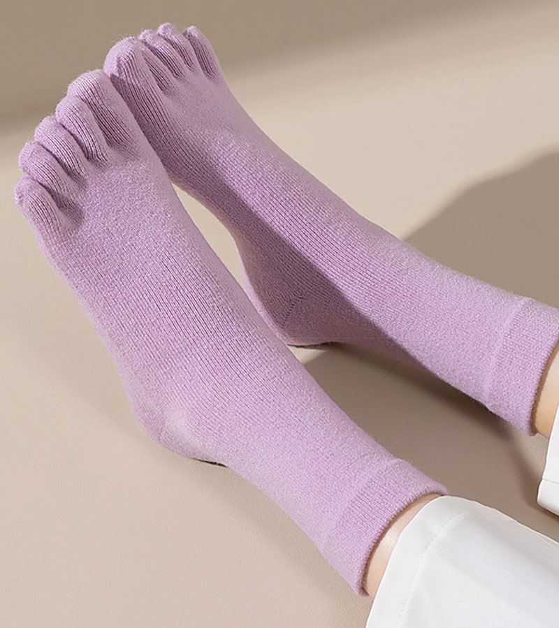 Meias de cinco dedos de caxemi - Toe Sock Split avaliação e preço