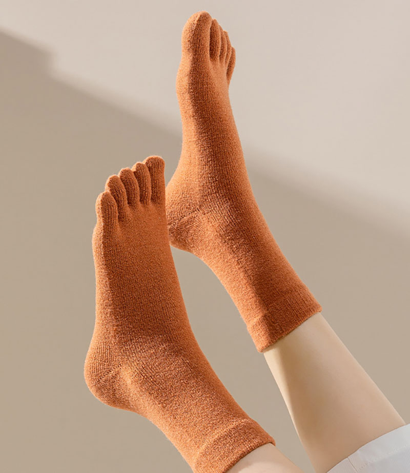 Meias de cinco dedos de caxemi - Toe Sock Split avaliação e preço