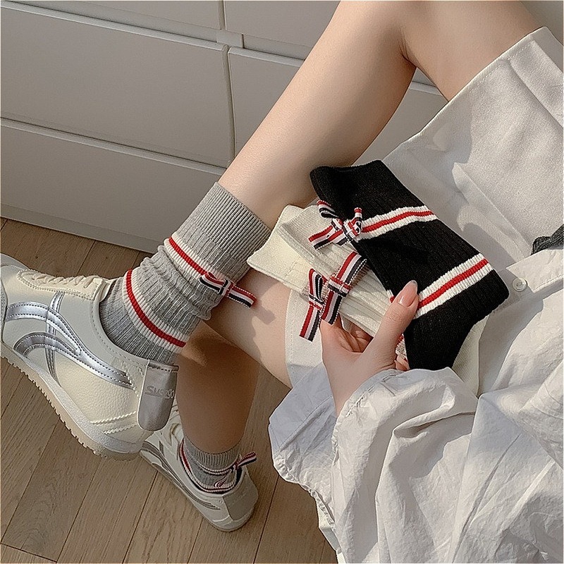 Meias femininas com laço listr - Cotton Crew Sock Pack avaliação e preço