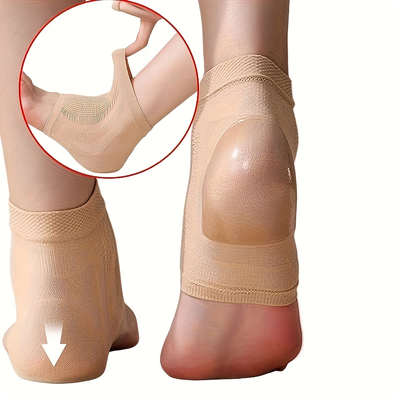 1 par de meias de silicone de  - Ankle Brace Sock avaliação e preço