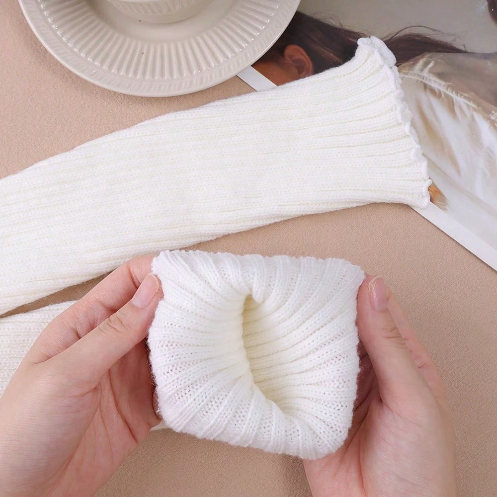 2 pares de polainas femininas  - Boot Sock Slouchy avaliação e preço