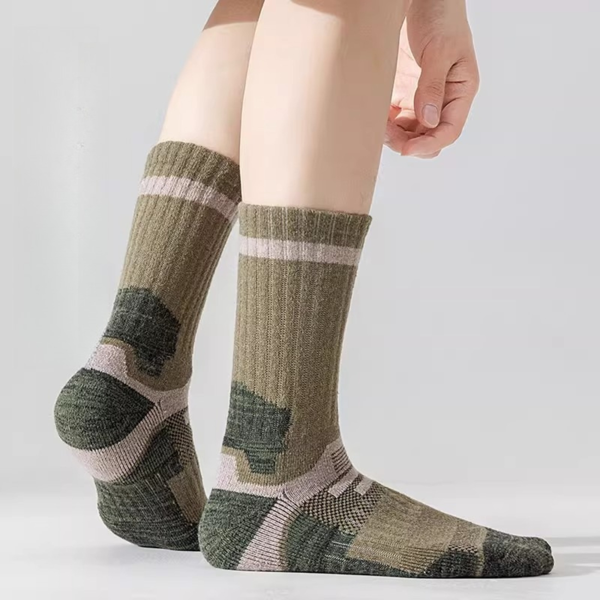 1/2 Pares de Meias Masculinas  - Wool Hiking Sock avaliação e preço