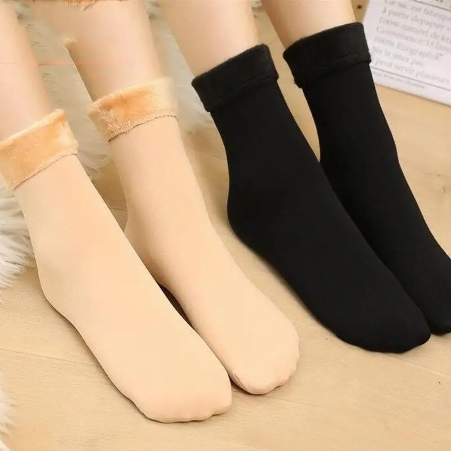 5 Pares/ Meias Térmicas Femini - Thermal Sock Winter avaliação e preço