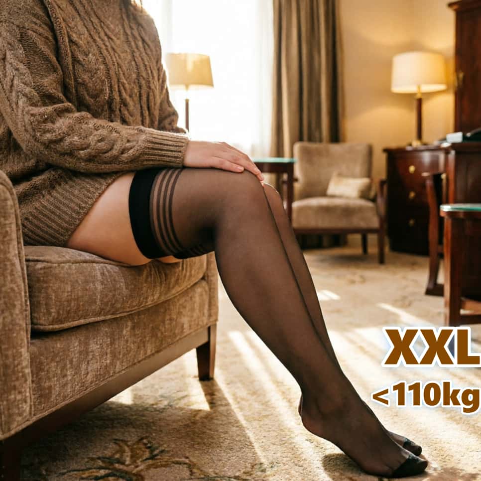 Meias até a coxa plus size par - Thigh High Sock Stay Up avaliação e preço