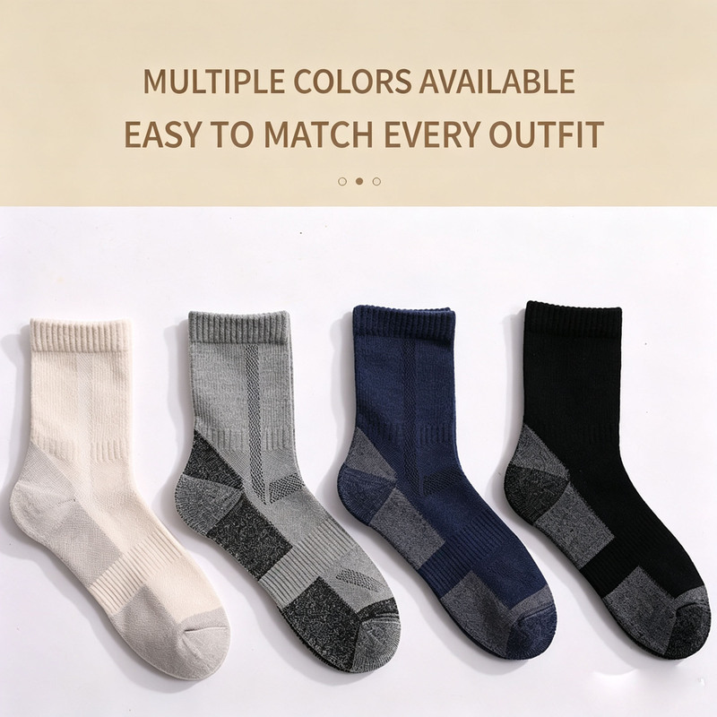 Meias masculinas grossas de lã - Wool Hiking Sock avaliação e preço
