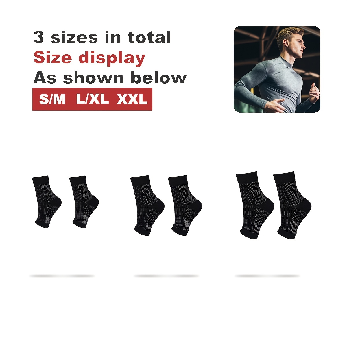 Meias de Compressão para Supor - Ankle Brace Sock avaliação e preço