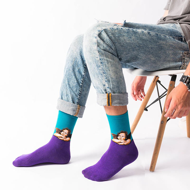 7 pares lote pacote dropshippi - Cotton Crew Sock Pack avaliação e preço