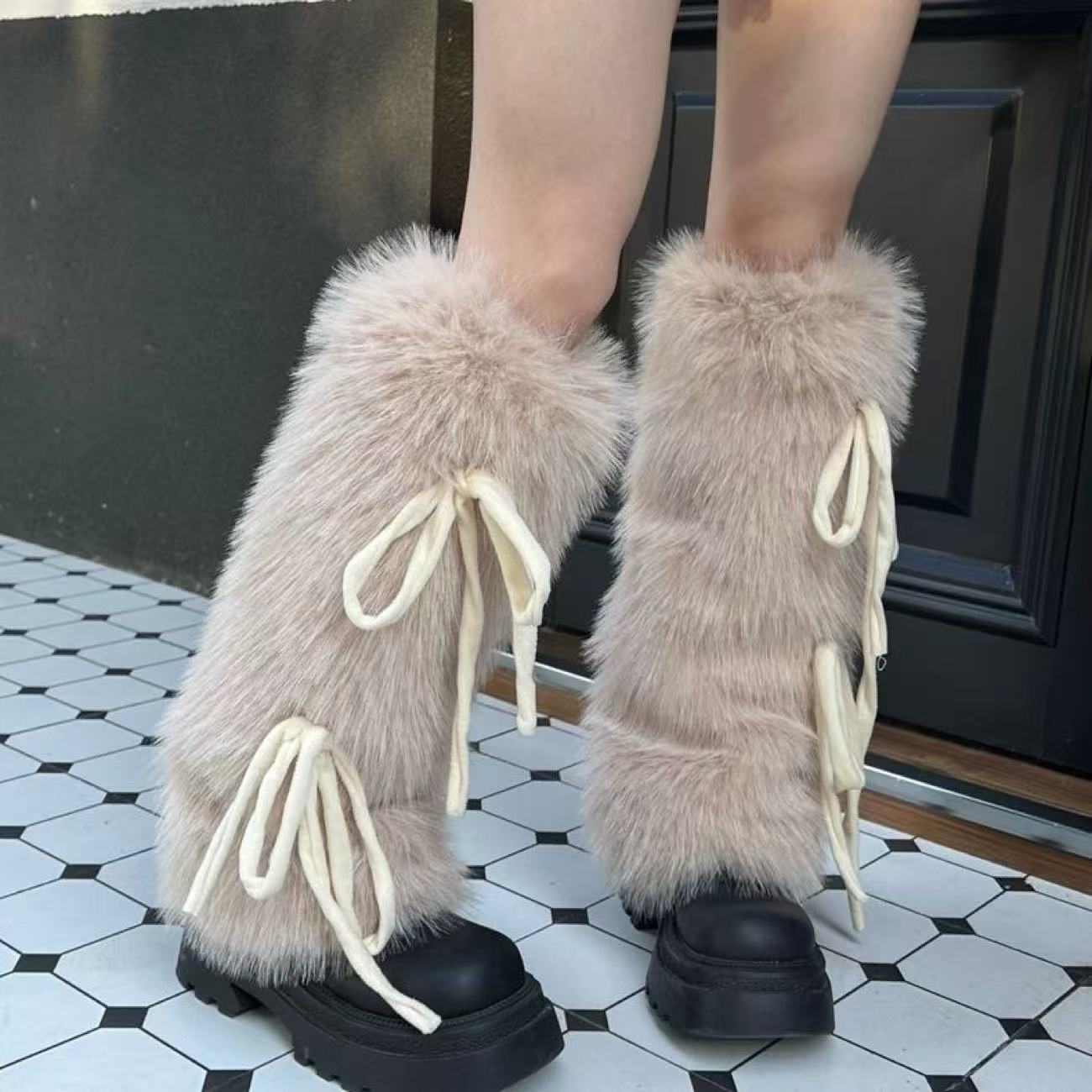 Aquecedores de Pernas de Pele  - Boot Sock Slouchy avaliação e preço