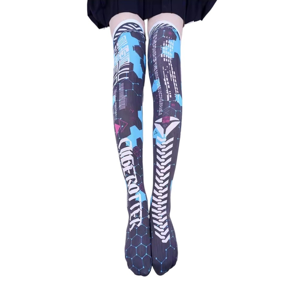 Meias de Anime, Jogo, Robô, IA - Knee High Sock Women avaliação e preço