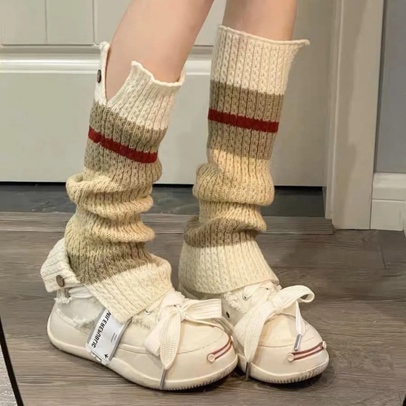 Novo ​ Y2k polainas de malha v - Boot Sock Slouchy avaliação e preço