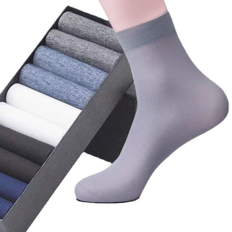 10 Pares Homens Meias Verão Ul - Silk Sock Bamboo avaliação e preço