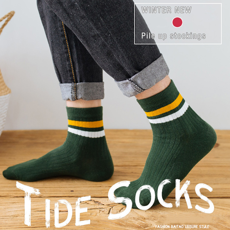 3 pares/pacote algodão dos hom - Cotton Crew Sock Pack avaliação e preço