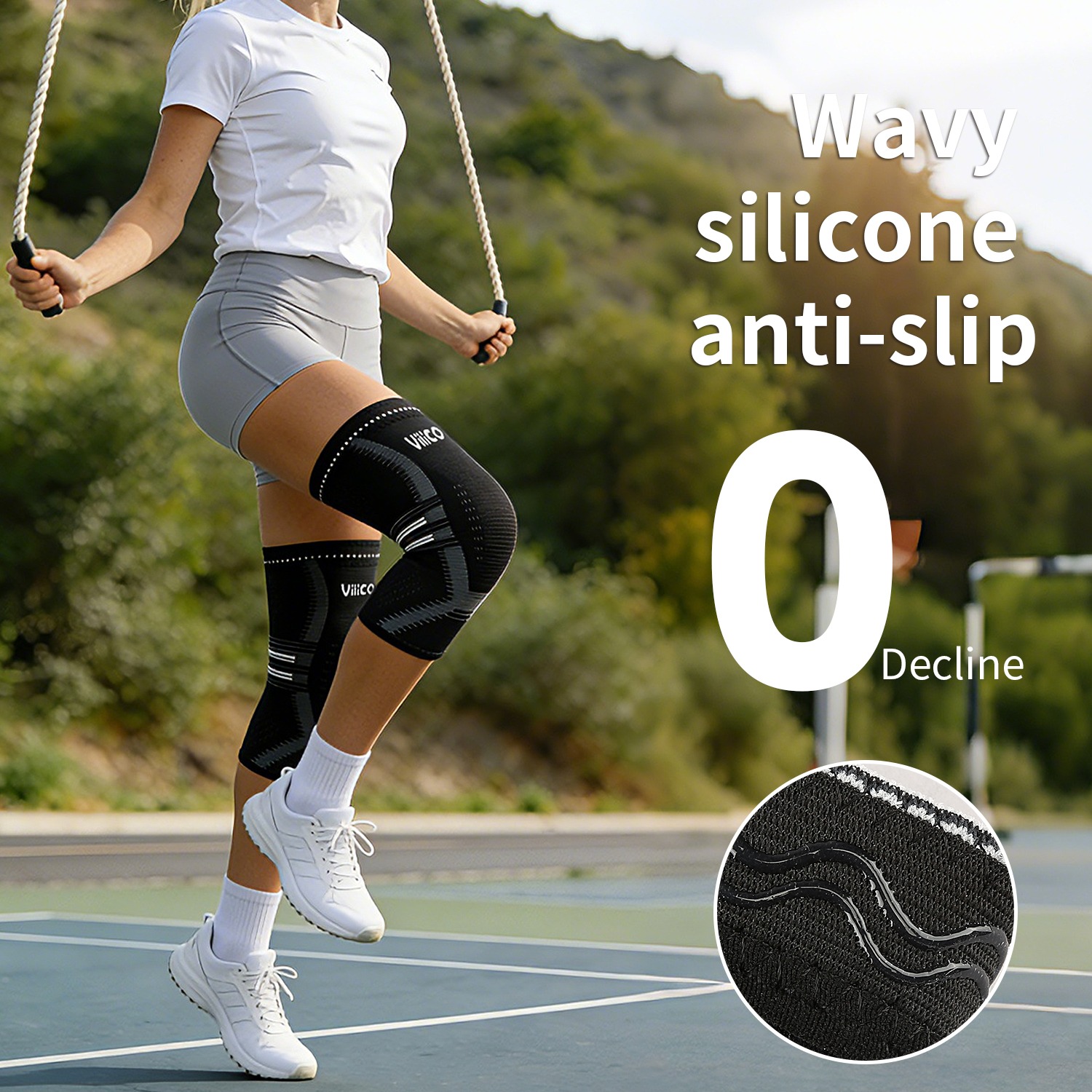 1 Unidade de Joelheira para Mu - Compression Sleeve Calf avaliação e preço