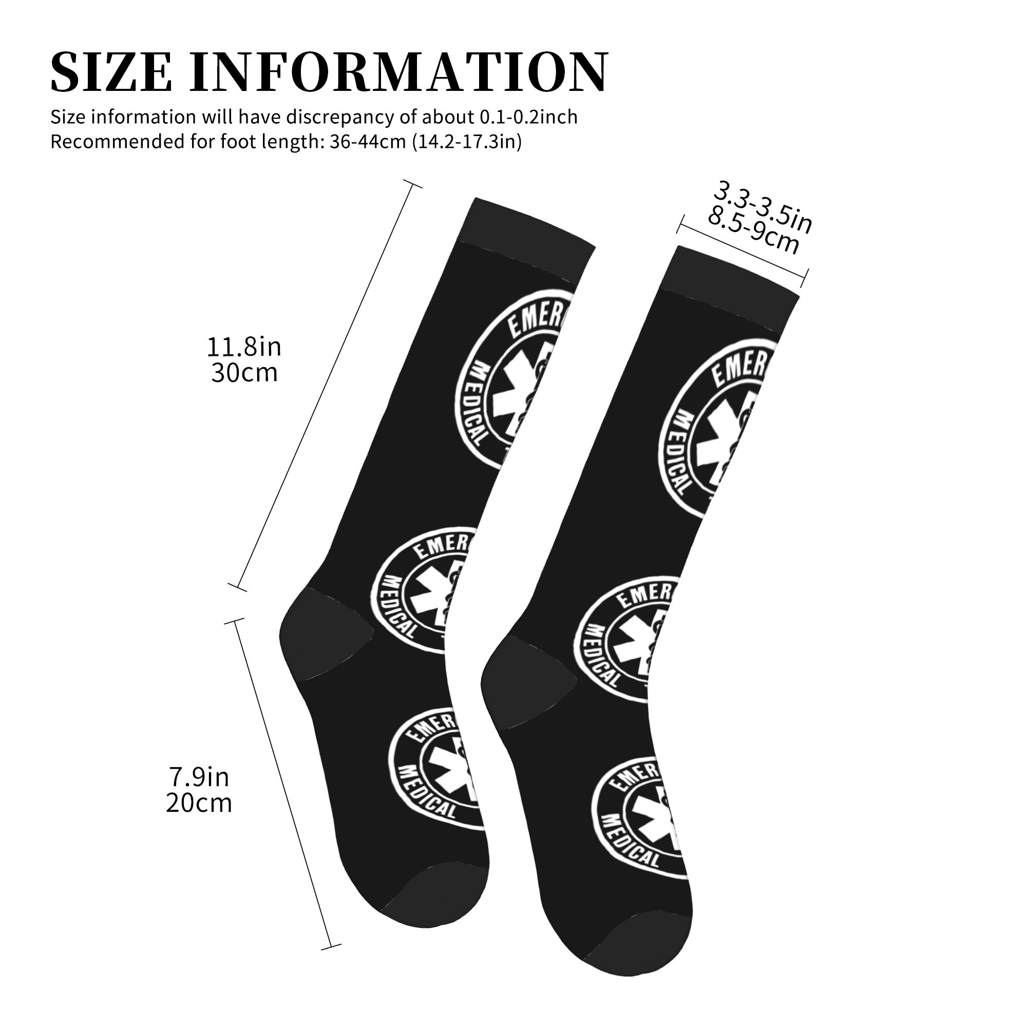 Emt Star Of Life Emergency Med - Compression Sock Medical avaliação e preço