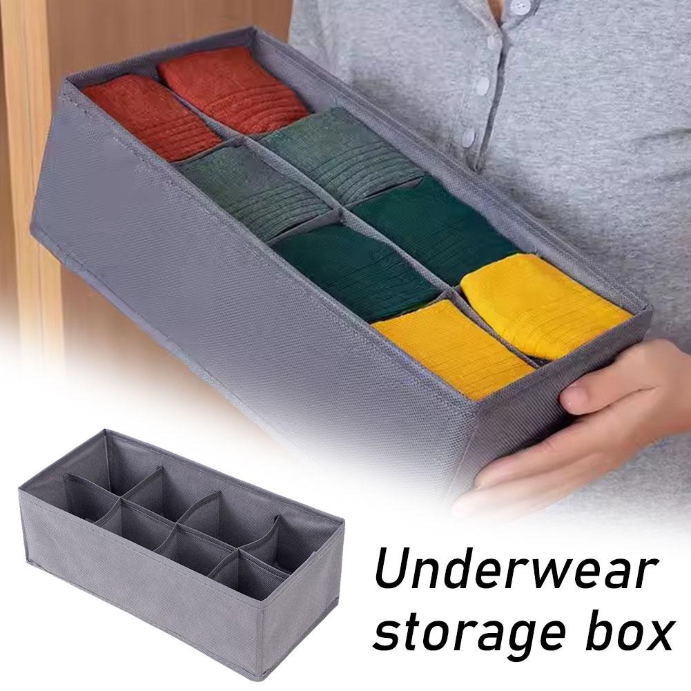 6/7/8/24 grades dobráveis teci - Sock Organizer Tray avaliação e preço