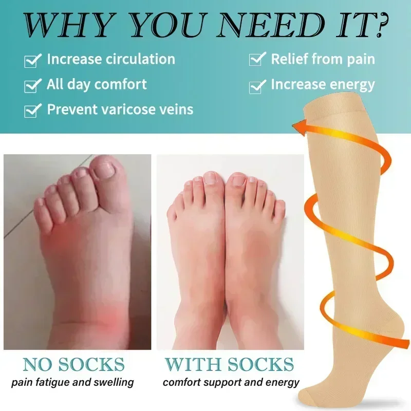 1 Par de Meias de Compressão F - Compression Sleeve Calf avaliação e preço