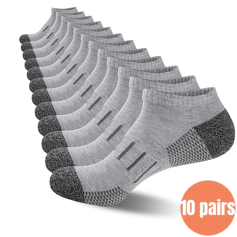 10 Pares de Meias Masculinas d - Ankle Sock Low Cut avaliação e preço